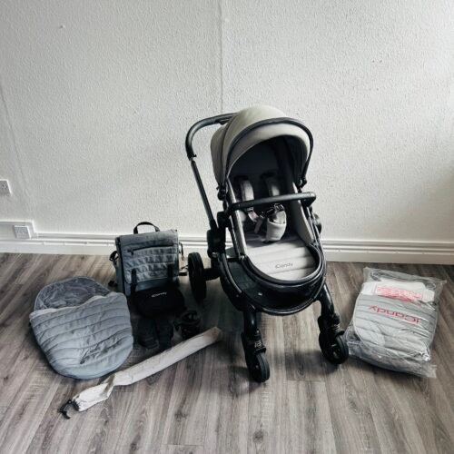 ICandy Peach 7 in Light Grey Travel System Bundle