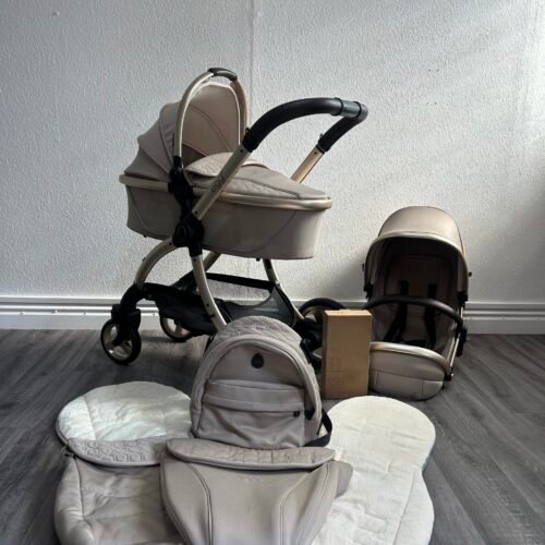 Egg 2 Travel System in Feather Beige 2 in 1 Pram